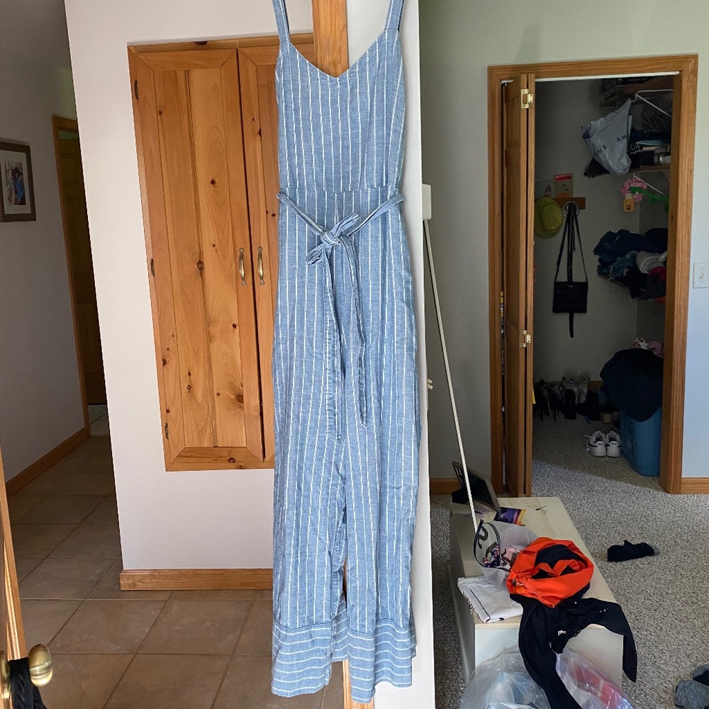 Striped jumpsuit